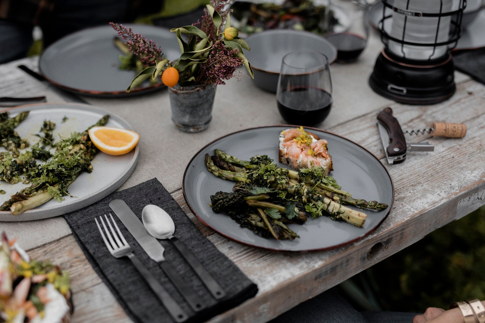 Enamelware Dining Collection - Slate Gray – CitizenCanvas