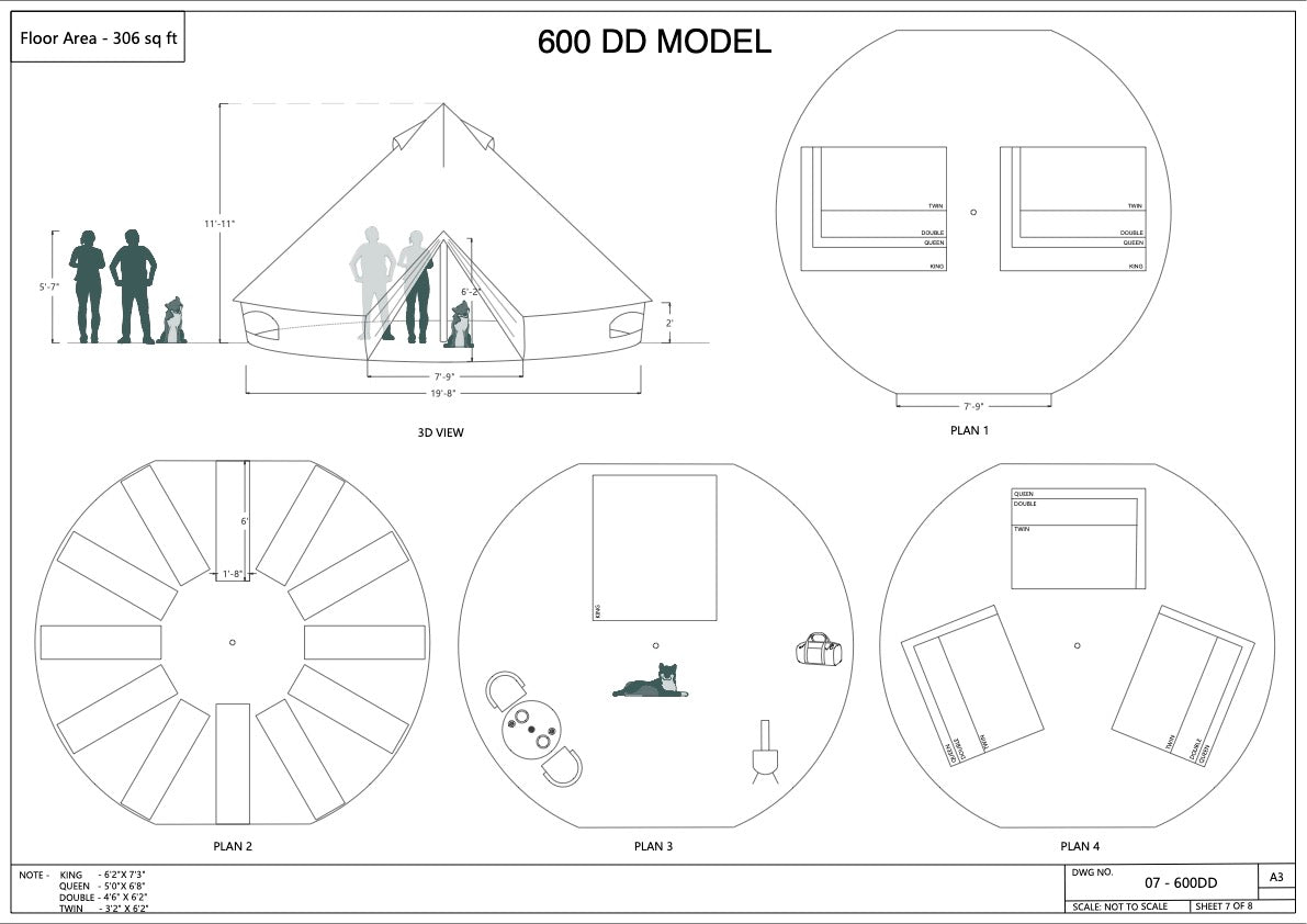 Sibley 500-600 ProTech (Double Door)